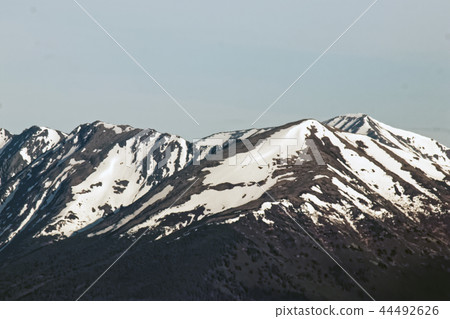 Mountains seen from Anchorage June 44492626