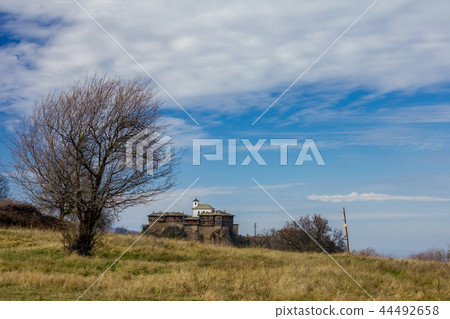 Glozhene Monastery St. George in autumn, Bulgaria 44492658
