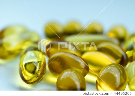 Cod fish liver oil capsules 44495205
