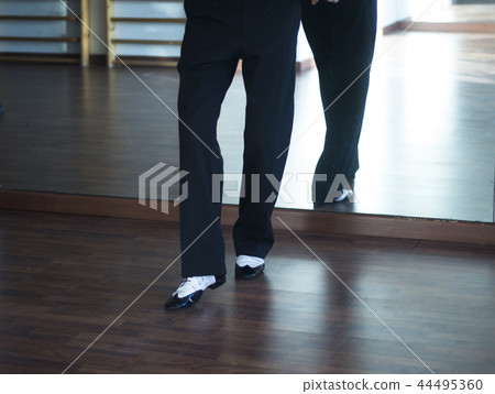 Ballroom dance salsa dancer Ballroom dance salsa dancer 44495360
