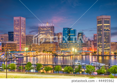 Baltimore, Maryland, USA Skyline 44495982