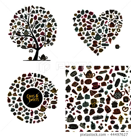 Confectionery collection for your design 44497627