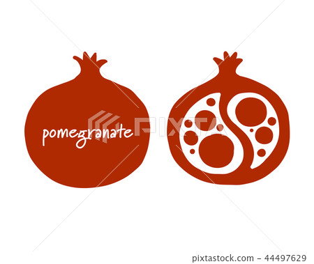 Pomegranate, sketch for your design 44497629