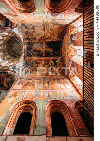 Kutaisi, Georgia. Medieval Frescoes In Gelati Monastery Kutaisi, Georgia. Medieval Frescoes In Gelati Monastery 44498080