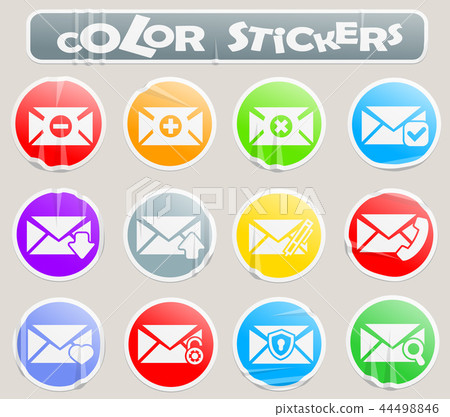 Mail color stickers Mail color stickers 44498846
