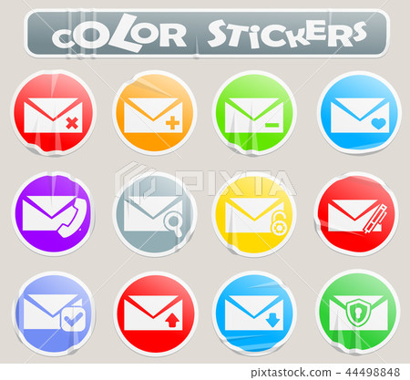 Mail color stickers Mail color stickers 44498848