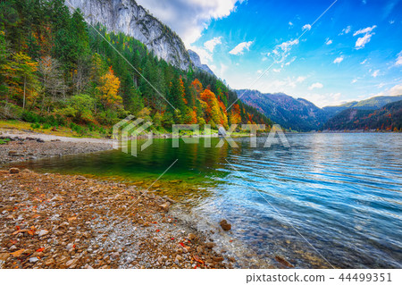 Beautiful view of idyllic colorful autumn scenery Beautiful view of idyllic colorful autumn scenery 44499351