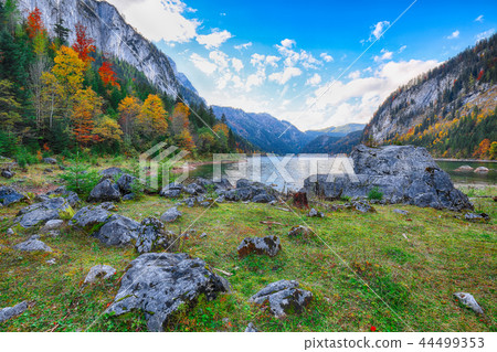 Beautiful view of idyllic colorful autumn scenery Beautiful view of idyllic colorful autumn scenery 44499353