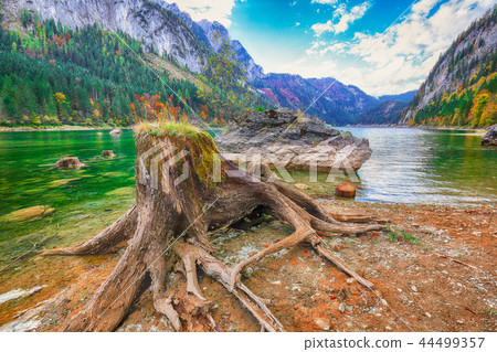 Beautiful view of idyllic colorful autumn scenery Beautiful view of idyllic colorful autumn scenery 44499357