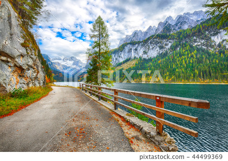 Beautiful view of idyllic colorful autumn scenery 44499369