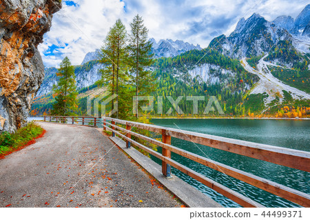 Beautiful view of idyllic colorful autumn scenery 44499371