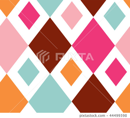 Vector abstract diamond seamless pattern background. Vector abstract diamond seamless pattern background. 44499398
