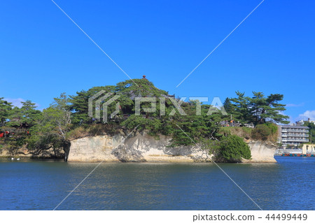 在晴朗的天氣下松島Godaido 44499449