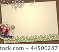 Message card _ dry flower 44500287