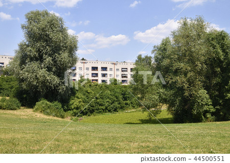 Modernism apartment complexes in Berlin, Germany: Gross Seedlung Blitz Modernism apartment complexes in Berlin, Germany: Gross Seedlung Blitz 44500551