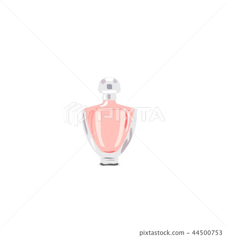Bottle with pink liquid. vial for perfume, medicine, cosmetics, alcohol, drinks. flacon Bottle with pink liquid. vial for perfume, medicine, cosmetics, alcohol, drinks. flacon 44500753