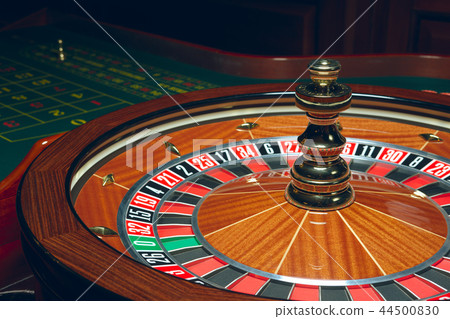 Casino Roulette with ball. Winning combination. Casino Roulette with ball. Winning combination. 44500830