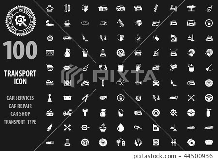 Transport icons set 44500936
