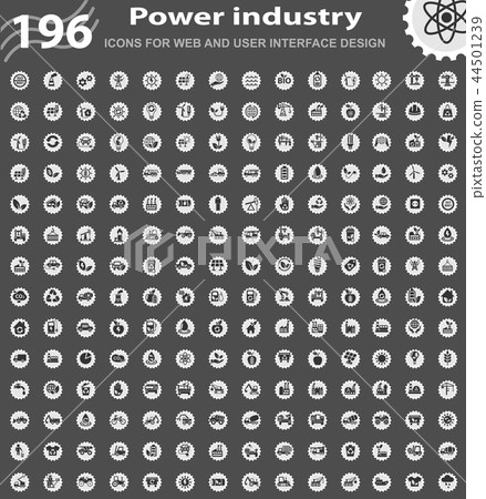 industry icon set industry icon set 44501239