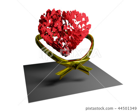 玫瑰花瓣的心 玫瑰花瓣的心 44501349