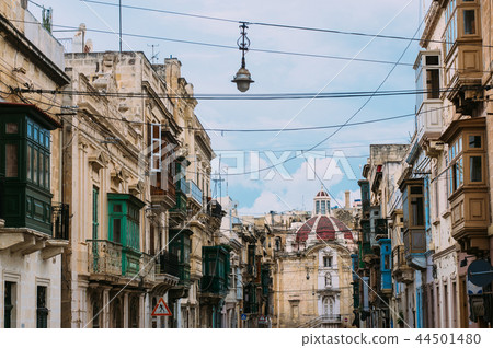 Street of Cospicua and side view to Church Street of Cospicua and side view to Church 44501480