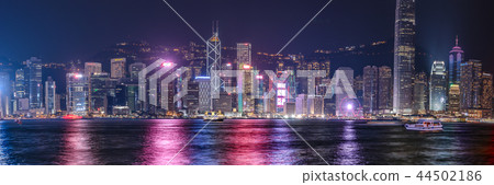 Hong Kong night view panorama Hong Kong night view panorama 44502186