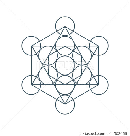 Flower of Life. Sacred Geometry. Symbol of Harmony and Balance. Vector 44502466
