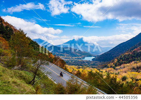 Oko Nikko foliage facing from Kinseien Lake Yuno lake, Mt. Man's body a-3 Japan bike trail 1 bike 44505356