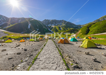 Scenery of Kurobe Tateyama and Raitorizawa Campsite (Tateyama Town, Nakashinkawa District, Toyama Prefecture) Scenery of Kurobe Tateyama and Raitorizawa Campsite (Tateyama Town, Nakashinkawa District, Toyama Prefecture) 44505978