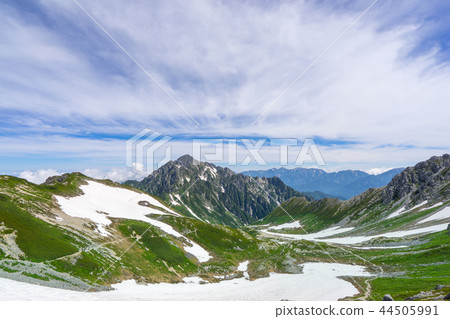 Kurobe Tateyama From the ridgeline of Betsuzan, you can see Mt. Kira! (Tateyama, Nakashinkawa-gun, Toyama Prefecture) 44505991