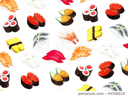 Sushi background 44506810