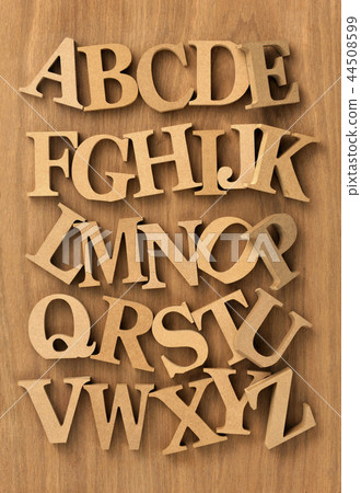 Alphabet English letters background material 44508599