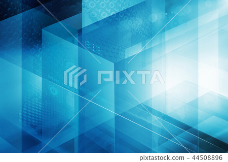Digital abstract cubical technology background 44508896