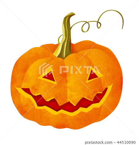 Halloween Pumpkin isolated with on white background Halloween Pumpkin isolated with on white background 44510090