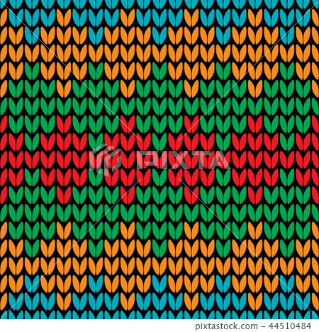 Seamless knitting pattern Seamless knitting pattern 44510484