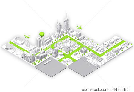 Town isometric white_1 44511601