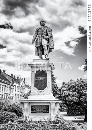 Statue of Istvan Szechenyi, Sopron, colorless Statue of Istvan Szechenyi, Sopron, colorless 44513776