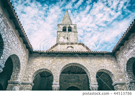 Tower of Euphrasian Basilica in Porec, filter 44513786