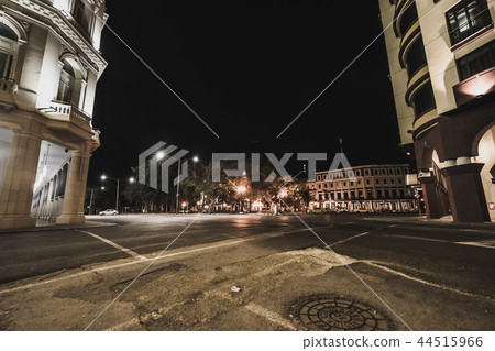 哈瓦那古巴老鎮的夜視圖 44515966