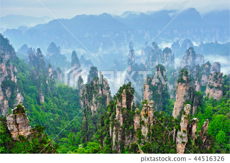 Zhangjiajie mountains, China 44516326