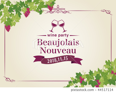 18 Beaujolais Nouveau Stock Illustration