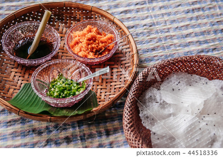 Khao Kriab Yana local snack of Ban Nam Chiao, Trat 44518336