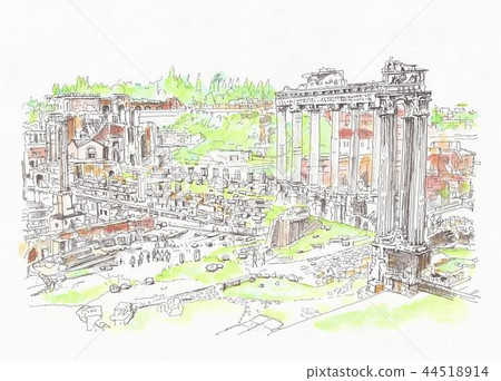 World Heritage Streets-Italy-Rome-Foro Romano 44518914