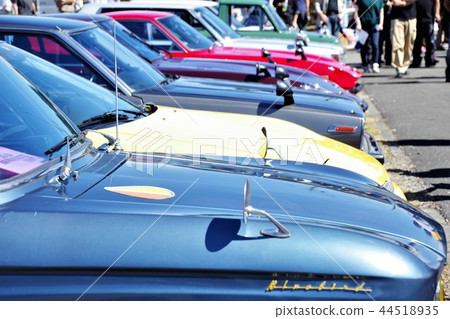 Old car event car line 44518935