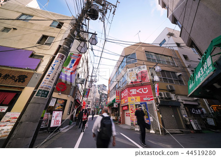Tokyo cityscape in Japan Overlooking Sun Mall Otsuka Shopping Street (shopping street in front of Otsuka Station) 44519280