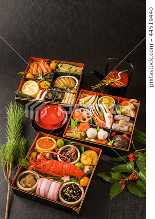 New Year dishes General Japanese New Year dishes (osechi) New Year dishes General Japanese New Year dishes (osechi) 44519440