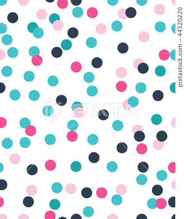 Seamless pattern with confetti - Stock Illustration [44520220] - PIXTA