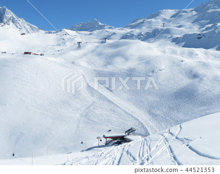 Trois Valley Ski Resort Les 3 Vallees in the French Alps Trois Valley Ski Resort Les 3 Vallees in the French Alps 44521353
