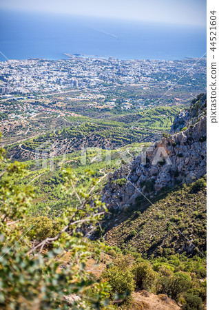 Beautiful day summer view on Kyrenia, Cyprus 44521604