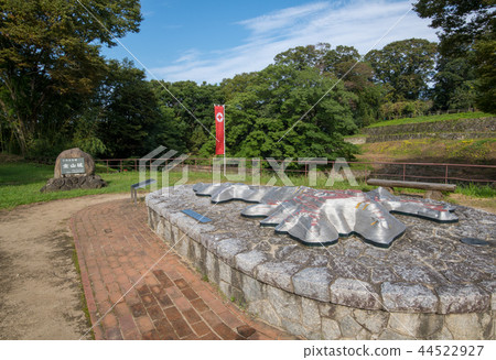 在主要虎口西洋鏡大田市附近的金山城遺址 在主要虎口西洋鏡大田市附近的金山城遺址 44522927